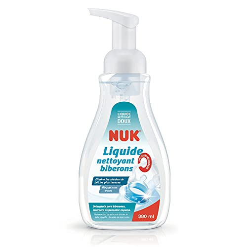 Líquido Especial para Limpeza de Mamadeiras 380 Ml NUK Newell Brands - Detergente e sabão para louça - limpeza, 380 ml, mamadeiras