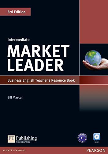 Livro Market Leader Intermediate de N. TchS. (Inglês) Pearson - Livros - intermediário, livro de estudos, resursos adicionais, notas para professores