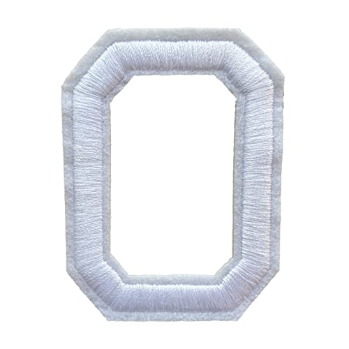 PARCHES DE LETRAS A-Ñ-Z PARA PLANCHAR BORDADOS COLOR DE BLANCO DURABOL (O) NEWTORO - Tecidos - a-ñ-z, blanco, durabol