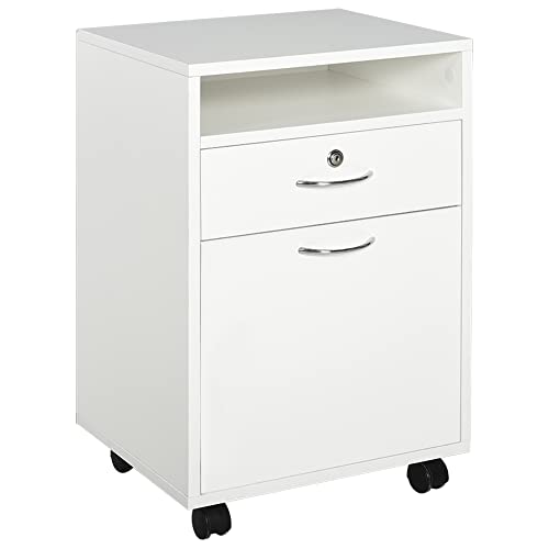 Armário HOMCOM | 40 x 35 x 60 cm - Branco HOMCOM - Arquivos de armazenamento - armario, homedcom, branco, 40x35x60cm