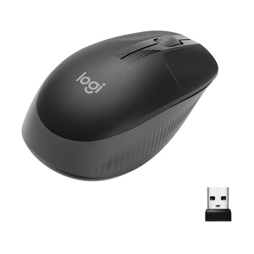 Rato LOGITECH M190 (Wireless - Ótico - Preto) Logitech - Ratos e trackballs - wireless, óptico, preto