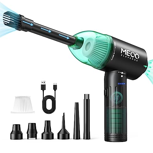 Sopradores e aspiradores de ar MECO 4 em 1 MECO ELEVERDE - Limpeza de eletrônicos - 4 em 1, computador, telemóvel, aspirador