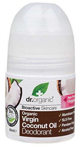 Desodorizante DR. ORGANIC Óleo de Coco Orgânico (50 ml) Dr. Organic - Desodorizantes e antitranspirantes - óleo de coco, orgânico, desodorizante