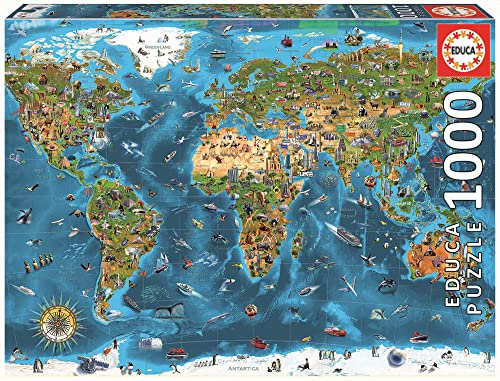 Puzzle EDUCA BORRAS Miniaturas (Idade Mínima: 12 Anos - 1000 Peças) EDUCA - Quebra-cabeças de encaixar - 1000 peças, cartão, imagem alta qualidade, coleção Borras