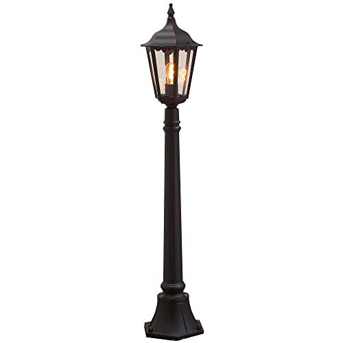 Luz Exterior KONSTSMIDE 7215-750 | Preto (Electricidade e Domótica) Konstsmide - Iluminação de caminho na paisagem - alumínio, preto, vidro transparente, 120 cm