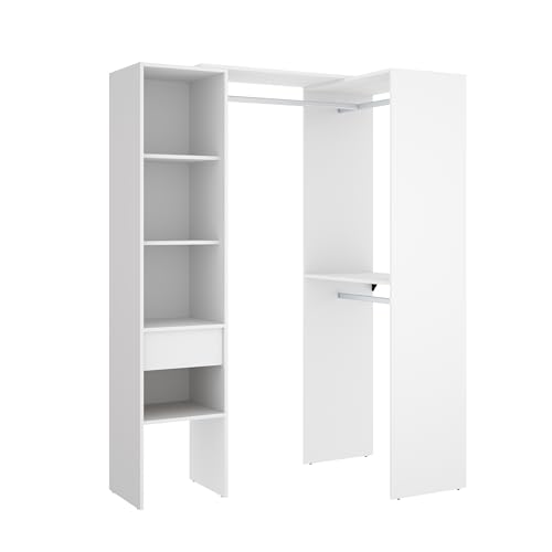 Roupeiro de Cozinha Dektis Grupo Rimobel Vestidor DEKIT - Organizadores de armário e cabideiros - elegante, moderno, vestido duplo, gavetas