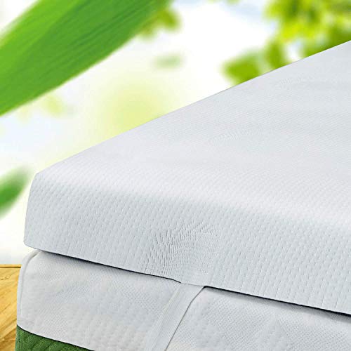 Topper de Colchão TOPPER VISCOELÁSTICO Memory Foam Viscoelástico (165 x 180 cm) MICAMAMELLAMA - Protetores de Colchão - viscose, memory foam, 165x180 cm