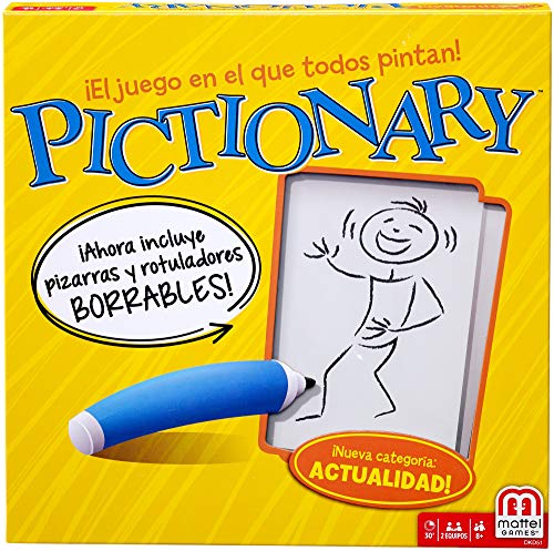Juego de Mesa JUEGOS Pictionary (Idioma Inglés) Juegos Mattel - Jogos - jogo, mesa, pictionary, aventura, familiar