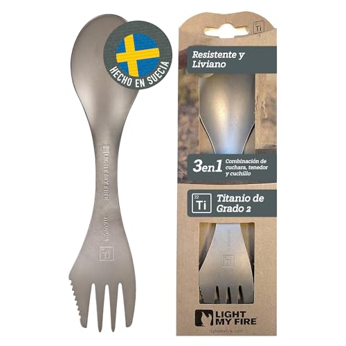 Faca de Campismo LIGHT MY FIRE (Titanio) Light My Fire Sweden AB - Utensílios e louça de cozinha para camping - titânio, camping, facas