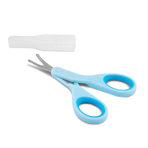 Chicco 0000975110000 Acessório de Bebé Acessórios para Bebês Chicco - Acessórios de unhas - inox, azul, fácil de usar, plástico de bolhas