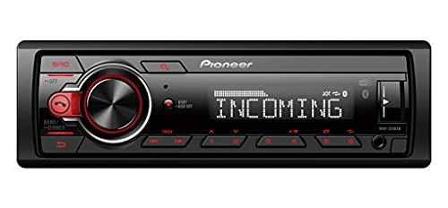 Rádio PIONEER R-170 (Bluetooth - Preto) Pioneer - Aparelhos de áudio e vídeo para veículos e sistemas de painel - bluetooth, preto, portátil, sintonizador digital