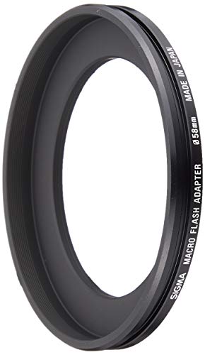 Conjunto de lentes para flash SIGMA 58mm Sigma - Anéis adaptadores de lentes e filtros - preto, 58mm, 20g