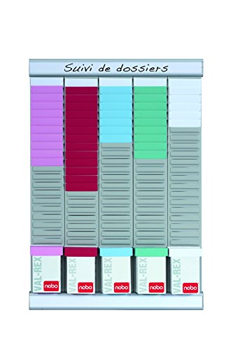 Quadro de Planeamento NOBO (24 ranhuras - 300 x 420 mm) Nobo - Calendários, organizadores e planejadores - 24 ranhuras, 300 x 420 mm, 5 colunas, madeira