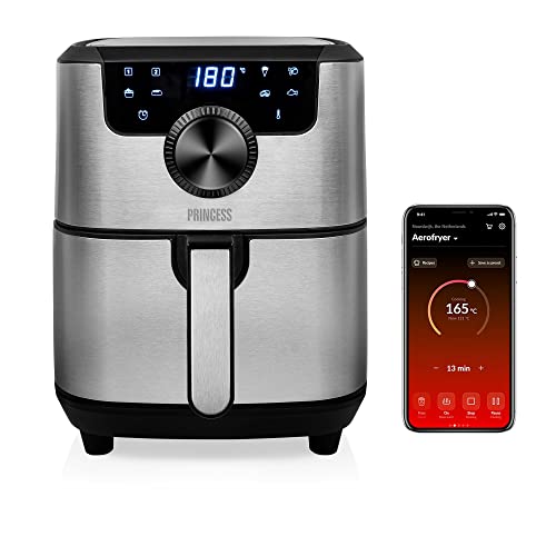 Fritadeira PRINCESS FR-150 (1500 W - Capacidade: 4.5 L) Princess - Fritadeiras - 1500 w, 4.5 L, prateado, plástico