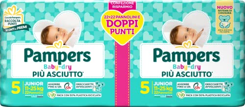 Fraldas PAMPERS Baby Dry Junior (Tam: 5) Fater S.P.A. - Roupa interior - fraldas, baby dry, junior