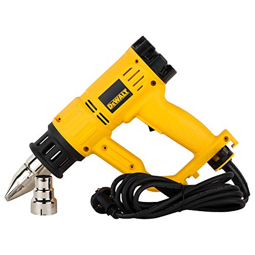 Pistola de Ar Quente DeWALT D26411-QZ | 18 cm Dewalt - Pistolas de calor - 1800W, temperatura regulável, fluxo de ar, suporte estável