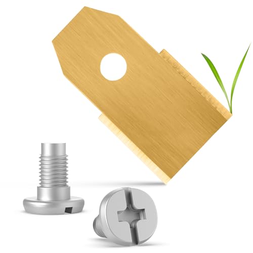 Lâmina de Máquina de Cortar Relva ECENCE 30x ECENCE - Lâminas de cortador de relva - 30 cm, titânio, cortar relva