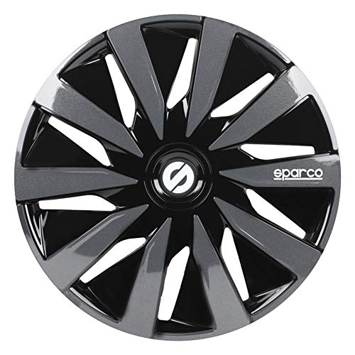 Eixo Traseiro SPARCO Lazio 14 Polegadas Abs Preto/Gris (4 Un) SPARCO - Peças de rodas de veículos automotores - 14 polegadas, preto, cinzento