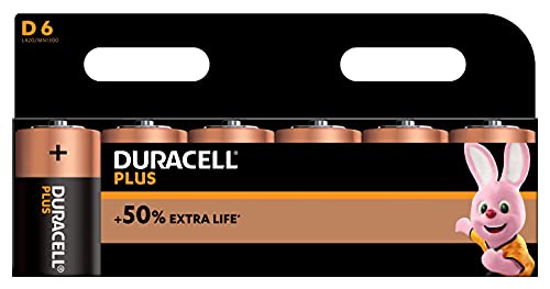 Pilhas Não Recarregáveis DURACELL 6X D 1.5V Duracell - Baterias de uso geral - alcalino, cilíndrico, 1.5 V, 6 pilhas