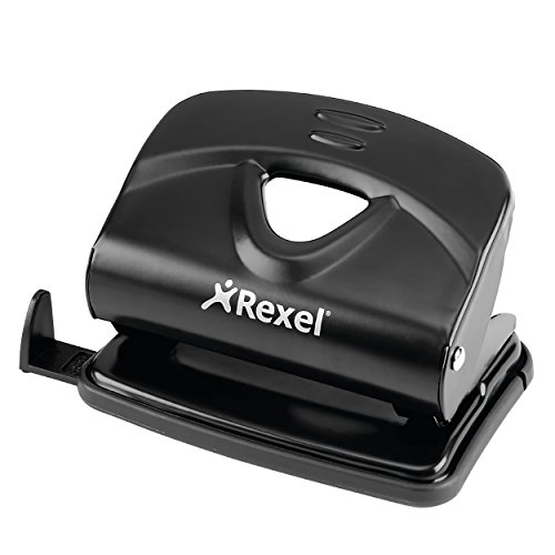 Rexel Perforadora Value V230 2 agujeros metal negro Rexel - Perfuradores de papel - 2 agulhas, metal, preto