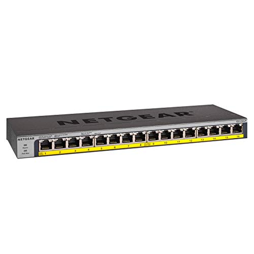 Switch NETGEAR GS116LP-100PES L2 10/100/1000 Netgear - Concentradores e comutadores - l2, 10/100/1000