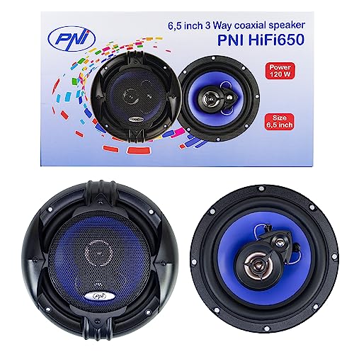 Altifalante Coaxial Pni Hifi650 120W 16.5Cm 2P ONLINESHOP SRL - Alto-falantes de veículos automotivos - coaxial, automóvel, 120w, 16.5cm