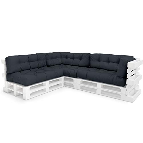 Conjunto de 8 Almofadas para Pés SPATIUM (Preto - Espuma) Spatium - Roupa de cama - conjunto, 8 almofadas, pés, preto, espuma