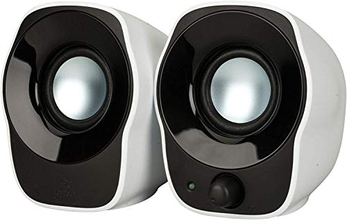 Colunas Logitech Stereo Speakers Z120 1.2W Branco Logitech - Acessórios de computador - 1.2W, usb, controlos, branco