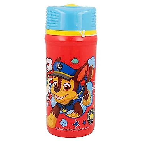 Caixa de armazenamento de comida para animais de estimação PATRULLA CANINA ALMACENESADAN - Garrafas de água - 390 ml, 14,5 cm x 7,8 cm x 20,5 cm