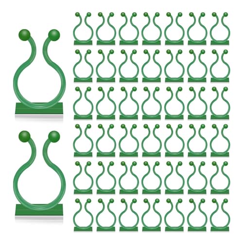 Suporte para Plantas MAONATIVEY 100 Unidades MaoNativey - Gaiolas e suportes para plantas - 100 unidades, autoadesivos, fixação, suporte de plantas