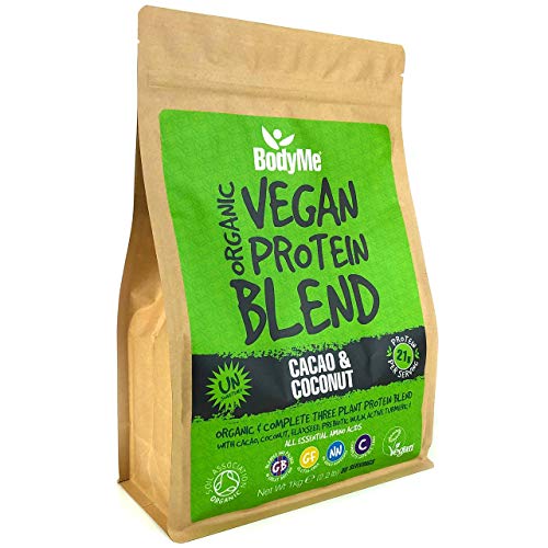 Proteína BODYME Orgânica (1000 g - Cacao e Coco) BodyMe - Bebidas e shakes de nutrição - orgânica, cacao, coco