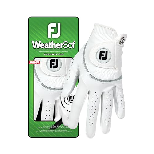 Luvas Unisexo FOOTJOY Weathersoft Azul para Golfe (EU 8) FootJoy - Luvas de golfe - unisex, golfe, azul, poliuretano