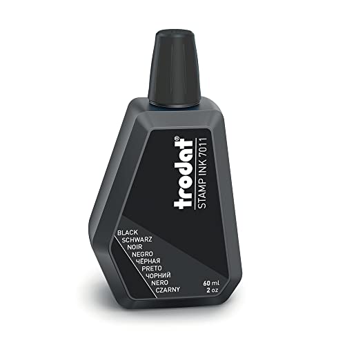 Tinteiro TRODAT 7011 Preto (Recondicionado Como Novo) TRODAT - Tinta, tinta de arte e esmalte - preto, reconhecido como novo, trodat classic