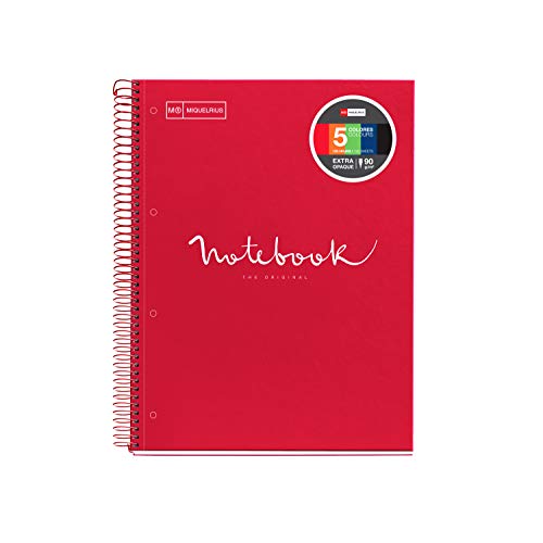 Caderno MIQUELRIUS Espiral Microperforado (A4) Miquel Rius - Cadernos e bloco de notas - a4, microperforado, espiralizado, 120 folhas