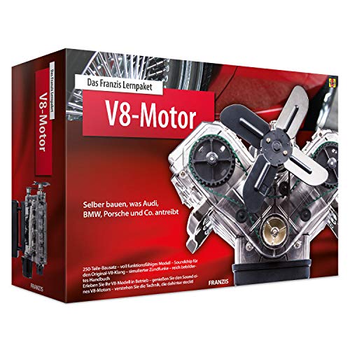 Livro Das Franzis Lernpaket V8 Motor de Jürgen Schmid (Alemão) Franzis Verlag - Livros - potência, forca, velocidade, motor v8