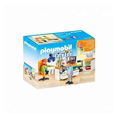 Playmobil City Life 70197 terapeuta (Jogos de Construção) PLAYMOBIL - Conjuntos de brinquedos - médico, paciente, máquina de verificação, acessórios