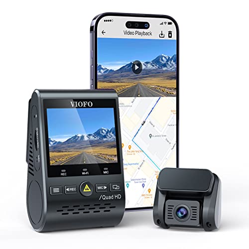 Dash Cam VIOFO A129 Plus Duo (Full HD - 2K - 1440p) VIOFO - Câmeras de vigilância - full hd, 2k, 1440p