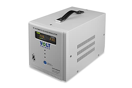 Estabilizador de Corrente VOLTPOLSKA AVR3000VA (8-11%) Volt Polska - Baterias - 3000 va, 2400 w, 220 V, 230 v