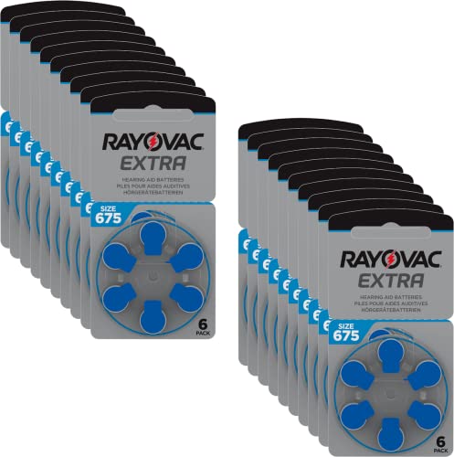 Pilhas RAYOVAC 675 Extra Advanced (1 unidade) Rayovac - Baterias de uso geral - alcalino, cilíndrico, 1,5 V, 675 mAh