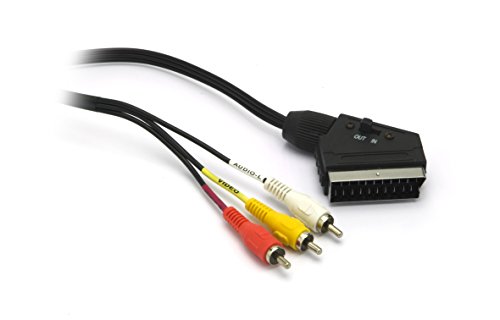 Cabo de Áudio G&BL (Jack 3.5mm - RCA e RCA - 1 m - Preto) G&BL - Fios e cabos elétricos - jack 3.5mm, RCA, 1m, preto