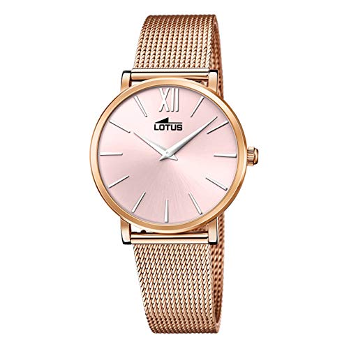 Relógio para Mulher LEXICON LOTUS Minimalist Cor de Rosa (Aço Inoxidável - Dourado) Lotus - Relógios - aço inoxidável, dourado, rosa, mineral glass