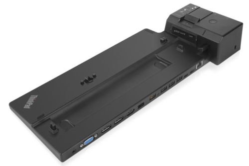 Docking Station LENOVO 40AJ0135EU em Preto Lenovo - Estações de acoplamento para laptops - docking station, lenovo, preto