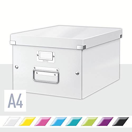 Arquivador LEITZ Click & Store Branco (21 x 16.5 x 8 cm) Leitz - Arquivamento e organização - arquivador, leitz, click & store, branco, 21 x 16,5 x 8 cm, alça de transporte