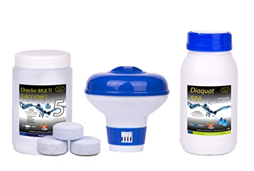 Kit de Tratamento para Piscina DIACLOR Multi 5 Acciones Aquapool - Limpeza de piscinas e produtos químicos - kit, tratamento, piscina, diacolor, multi, ações