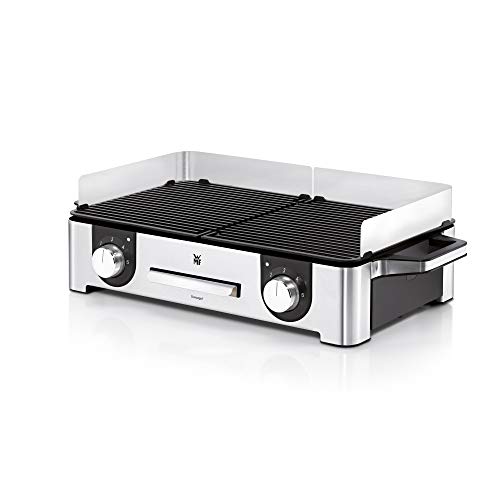 Grelhador de Placas WMF Lono Master Grill | Aço inoxidável WMF - Torradeiras e grelhadores - aço inoxidável, 2.8 x 50 cm, preto, independente