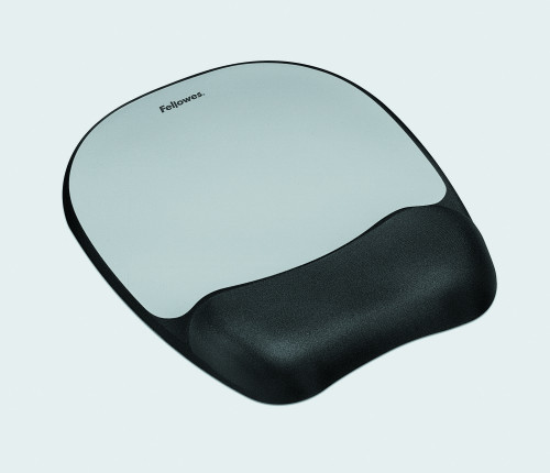 Almofada para Rato FELLOWES 8042801 (Preto) Fellowes - Tapetes de rato - espuma, memory foam, preto, circulação