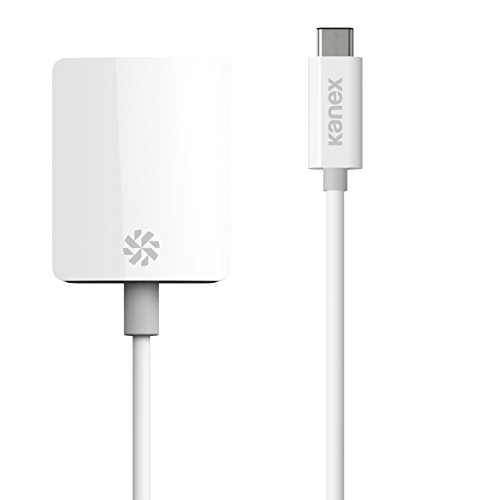 Adaptador de Cabo de Vídeo KANEX KU3CVGA KANEX - Adaptadores de cabos de áudio e vídeo - vga, usb-c, branco, 1,2m