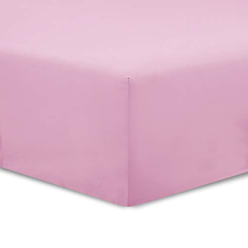 Capa de Edredão VISION Algodão (140x190cm) VISION - Capas de edredão - velcro, rosa, algodão, rectangular