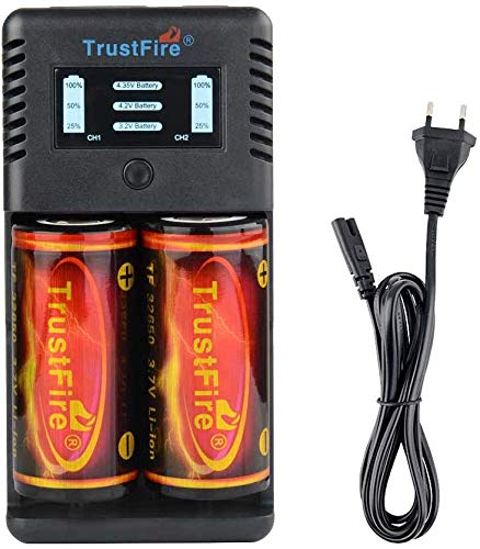 Carregador Bateria Trustfire TR-019 32650 26650 18650 TrustFire - Baterias - carregador, bateria, trustfire, tr-019, 32650, 26650, 18650