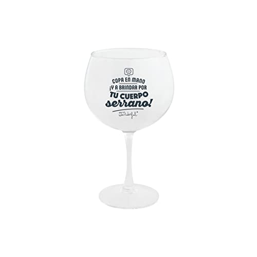 Copos de Balão com Design e Mensagem MR. WONDERFUL Mr. Wonderful - Cozinha & sala de jantar - design, mensagem, 0,7L, français